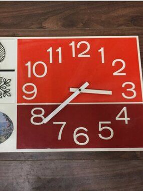 For Parts or Repair. Vintage Repurposed Dr Pepper Plastic Advertising Clock